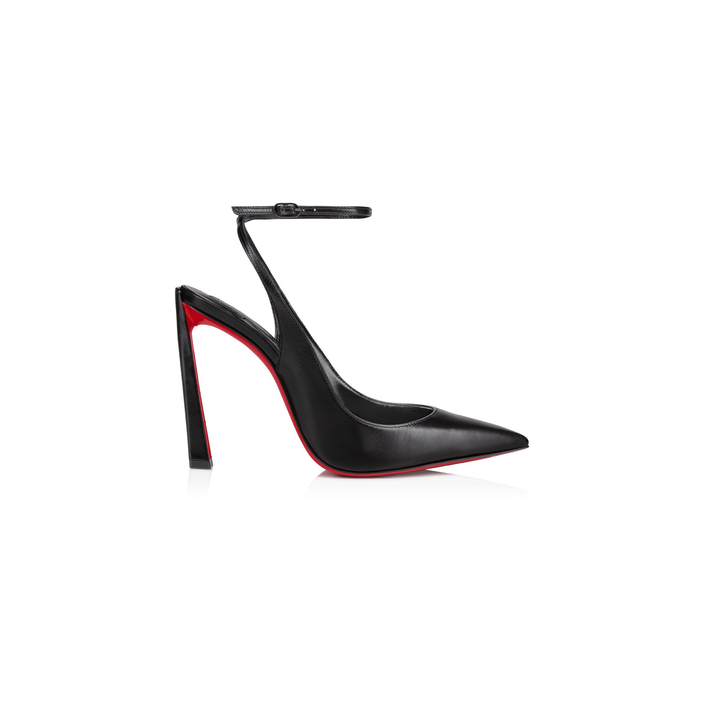 Ch**an louboutin condora strap 100 mm strappy pumps-leather-black-women 3230741b439